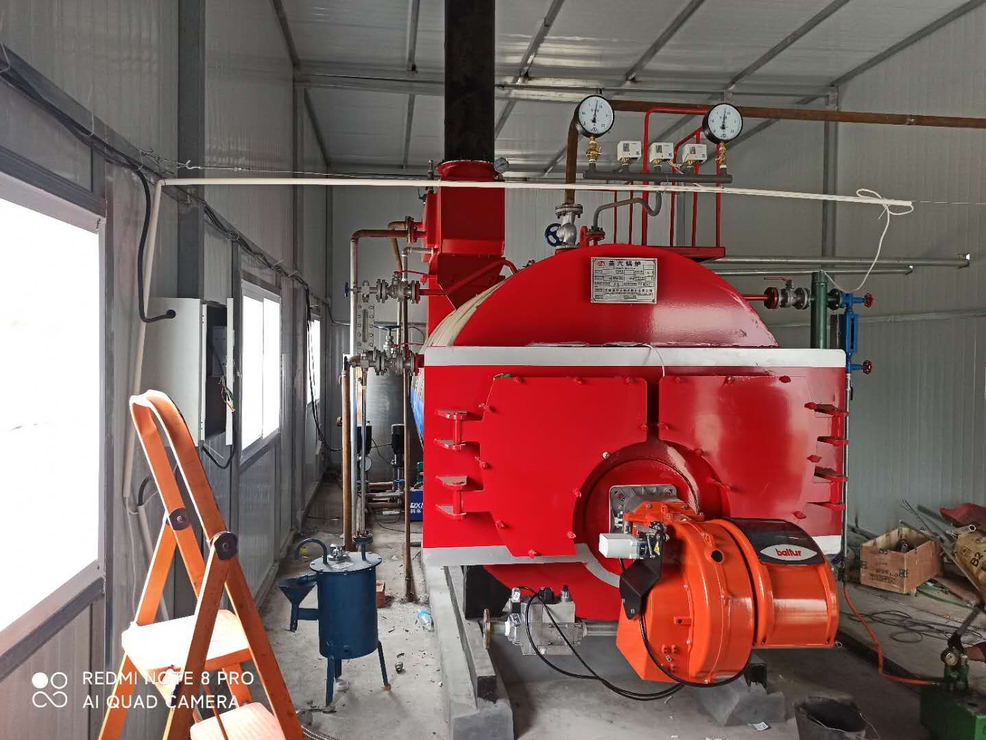 1吨燃气蒸汽锅炉参数-WNS1-1.25